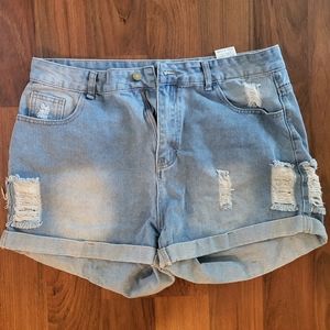 High waisted shorts